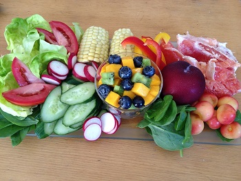 verse groente en fruit zijn voorbeelden van gezonde voeding. Fotobron: Pixabay.